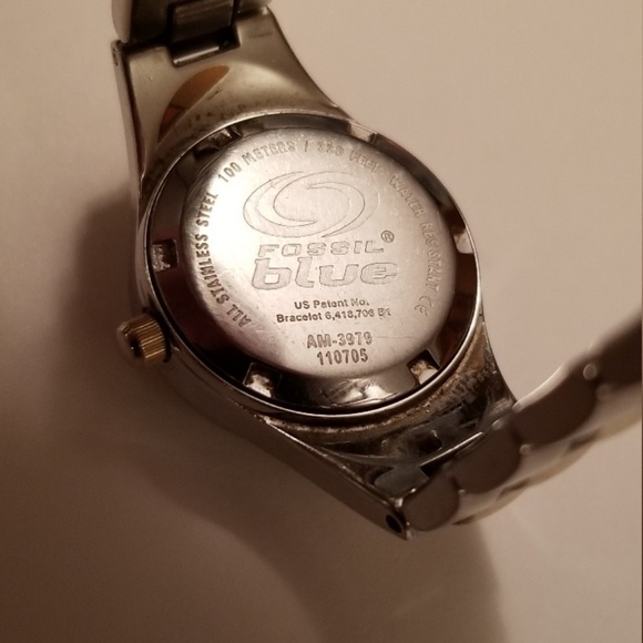 Fossil Blue AM-3979 Gold and Silver - Picture 3 of 5